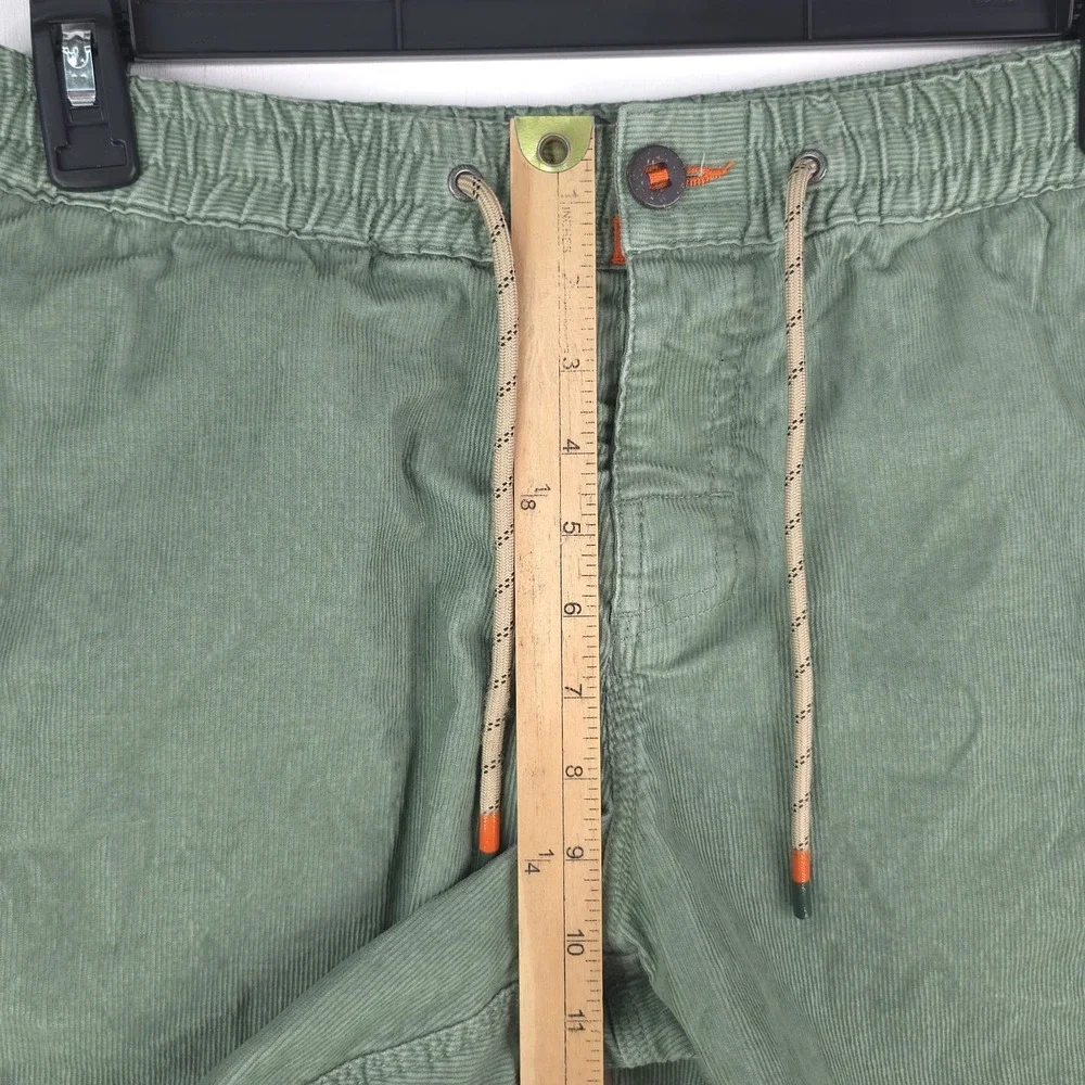 Howler Bros Pressure Drop Cord Shorts Mens Sz 30 Green Drawstring Beach‎ Casual